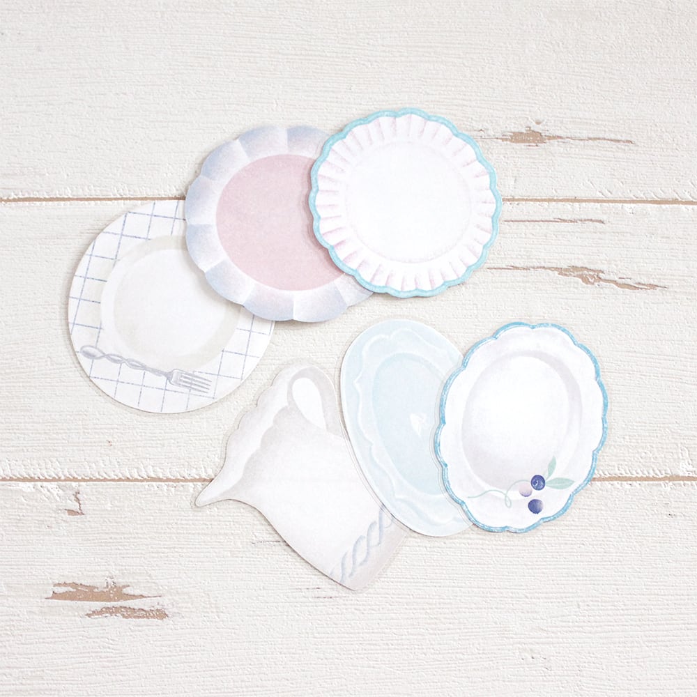 ア・ラ・カル堂 フレーク付箋 Swan Afternoon Tea 60-001 | パピア