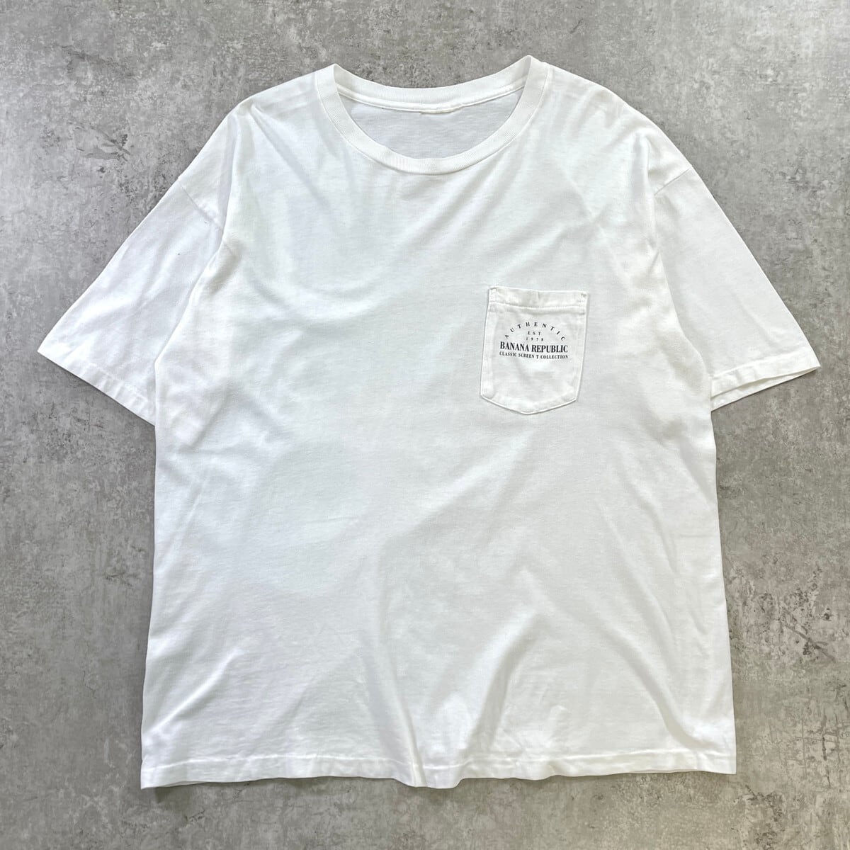 90年代 BANANA REPUBLIC バナナリパブリック 世界地図 プリントTシャツ
