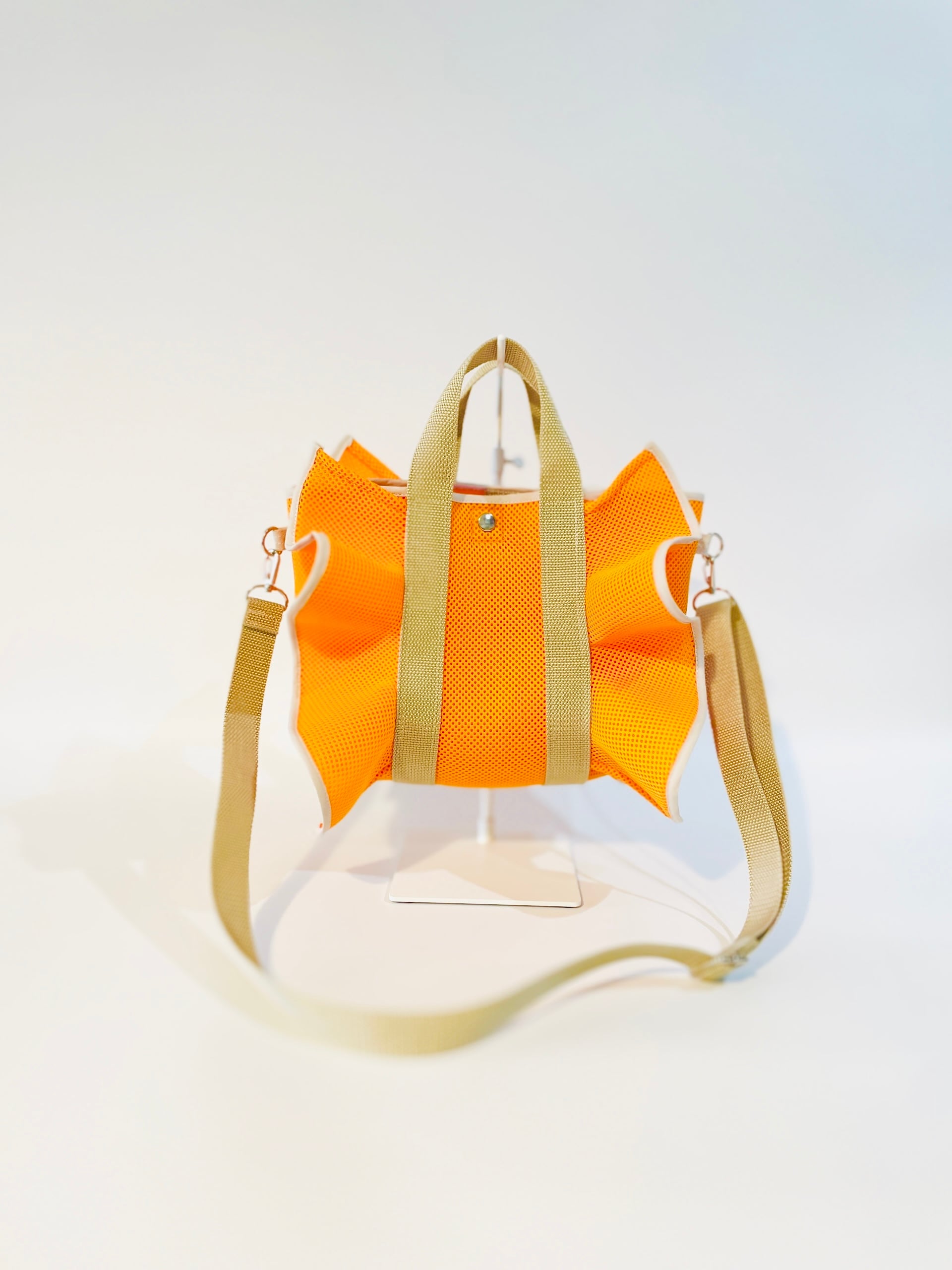 【waffle mesh2wayフリルバッグ】/6B0724