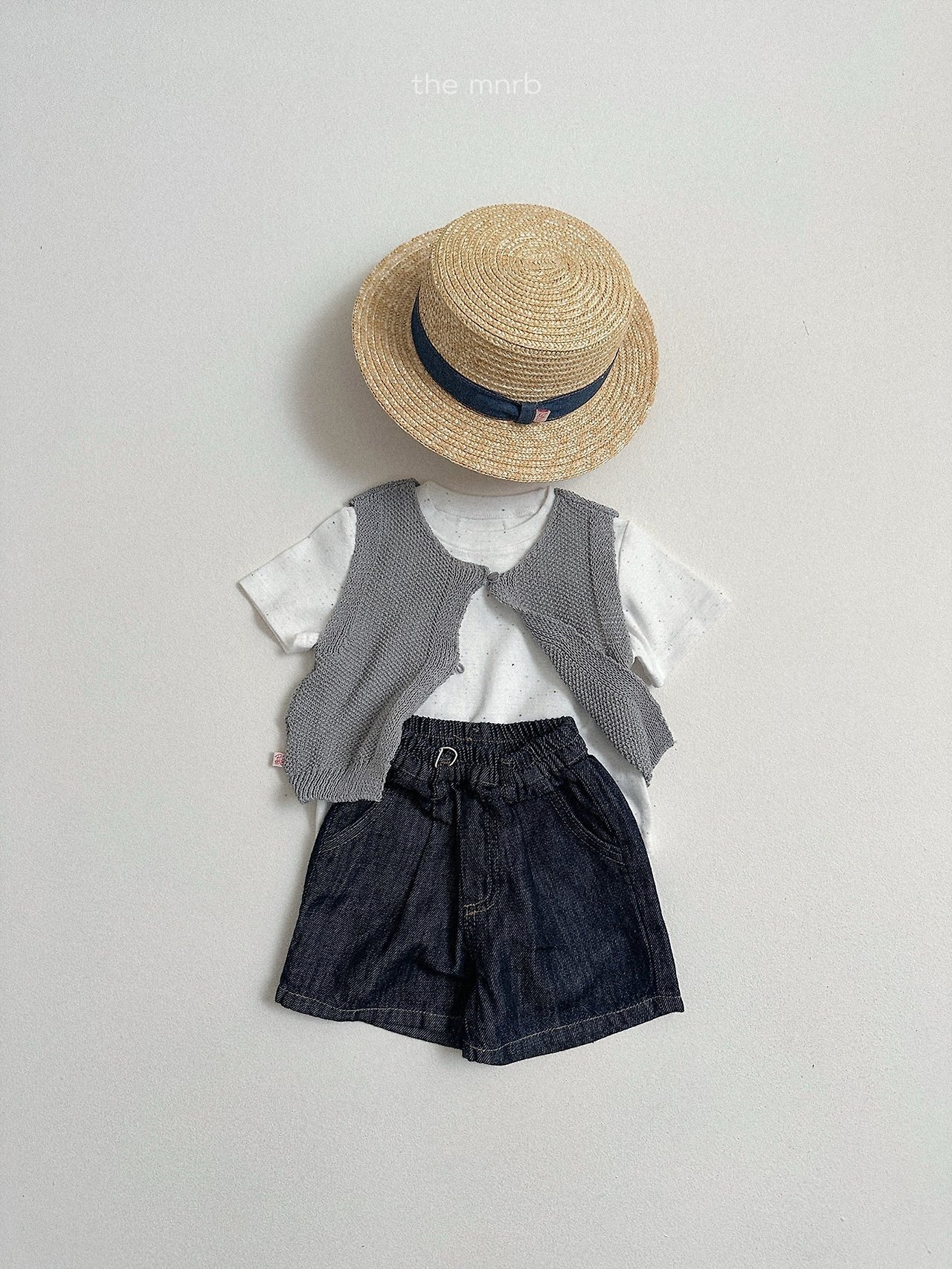 【取寄/韓国直送】minirobe 26/SM ビンテージノンフェイドデニムパンツ|夏服|韓国子供服