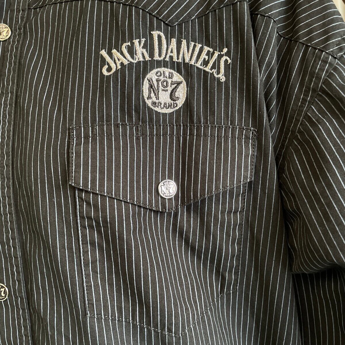 WRANGLER ラングラー 企業ロゴ刺繍 ストライプ ウエスタンシャツ