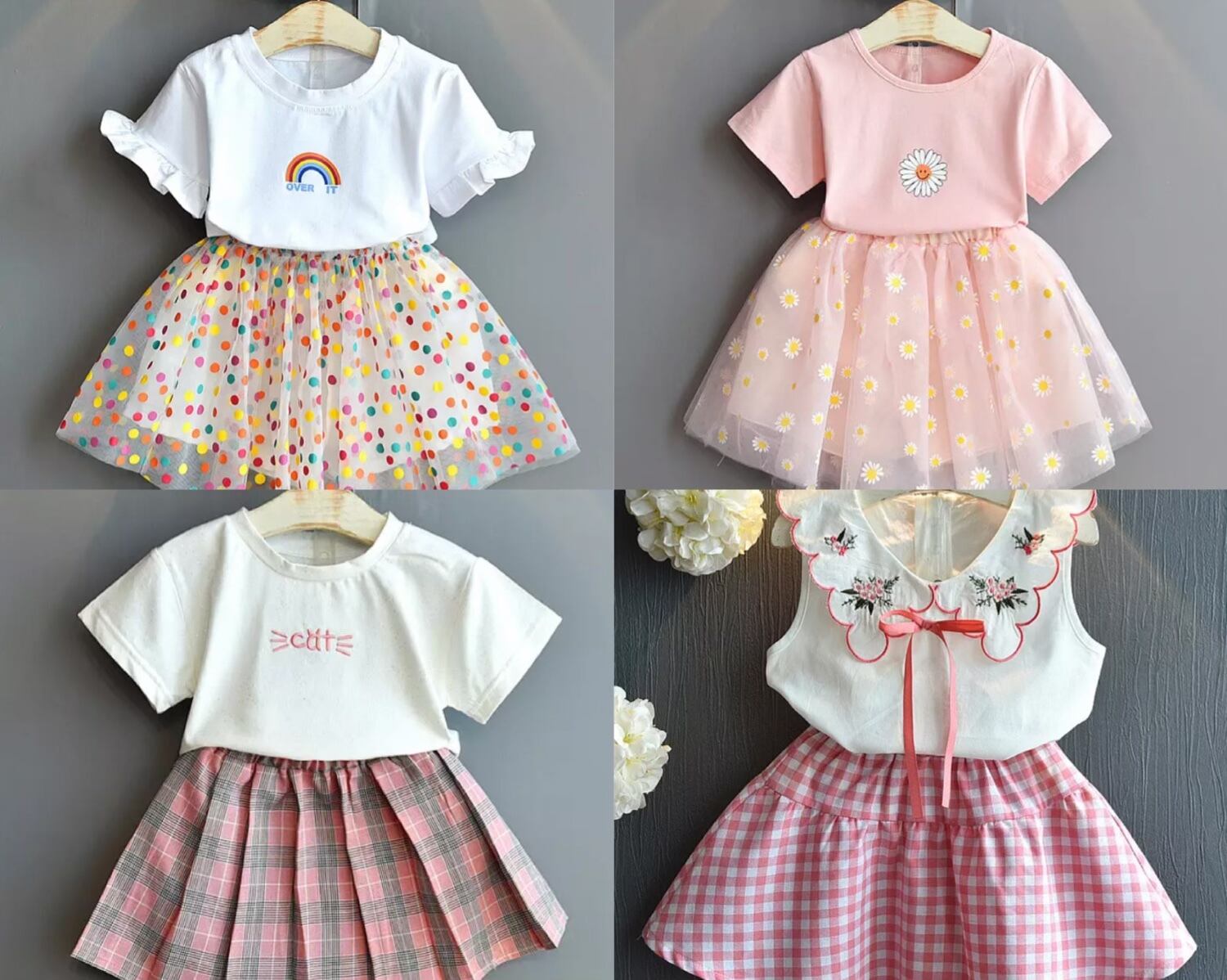 上下2点セット / スカート / 女の子 / 〜7才( A〜D )