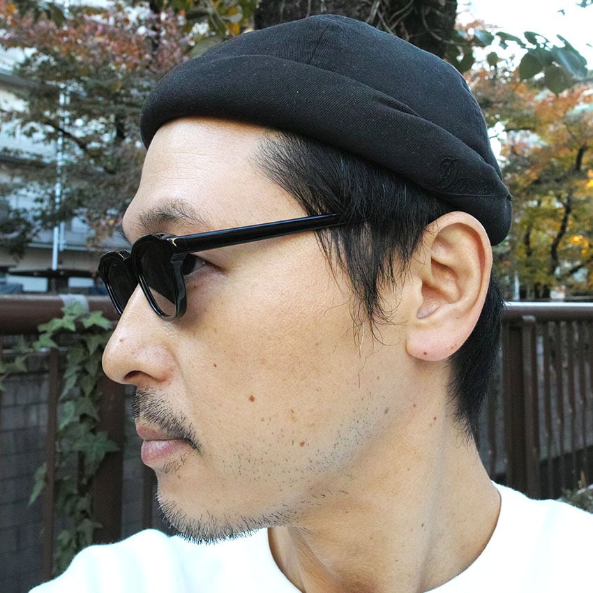 A.D.S.R. / GASPAR 01 / Shiny Black - Black lenses ブラック