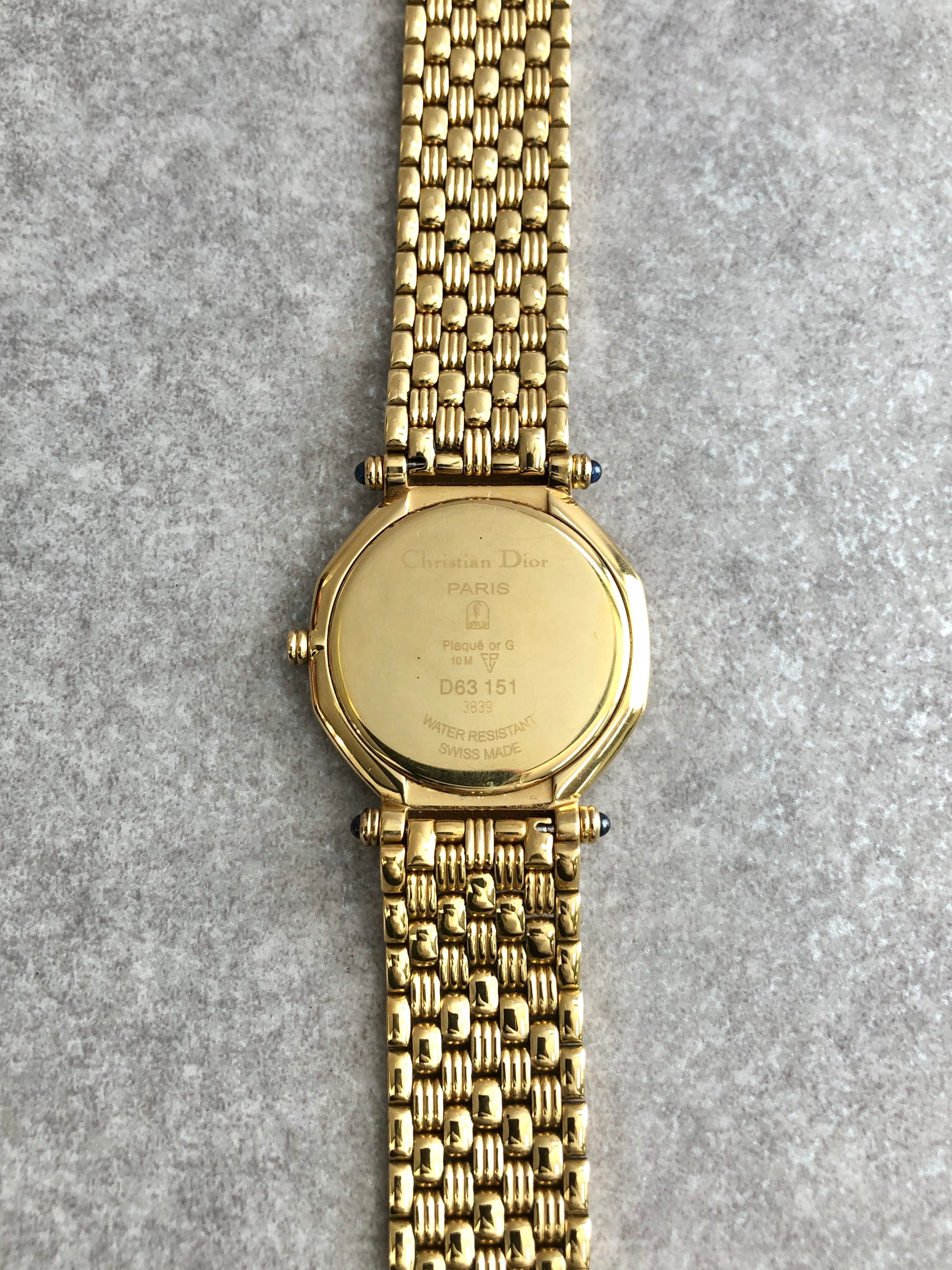 Christian Dior クリスチャン ディオール 腕時計 ゴールド ステンレス