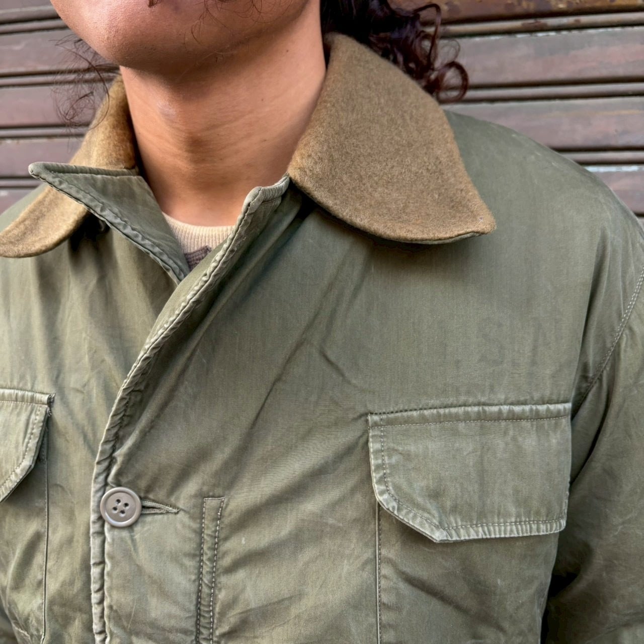 貴重 50's U.S.NAVY 米軍 実物 USN サブマリンジャケット デッキ