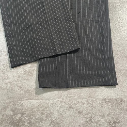 90s Armani COLLEZIONI black pants 詳細写真16