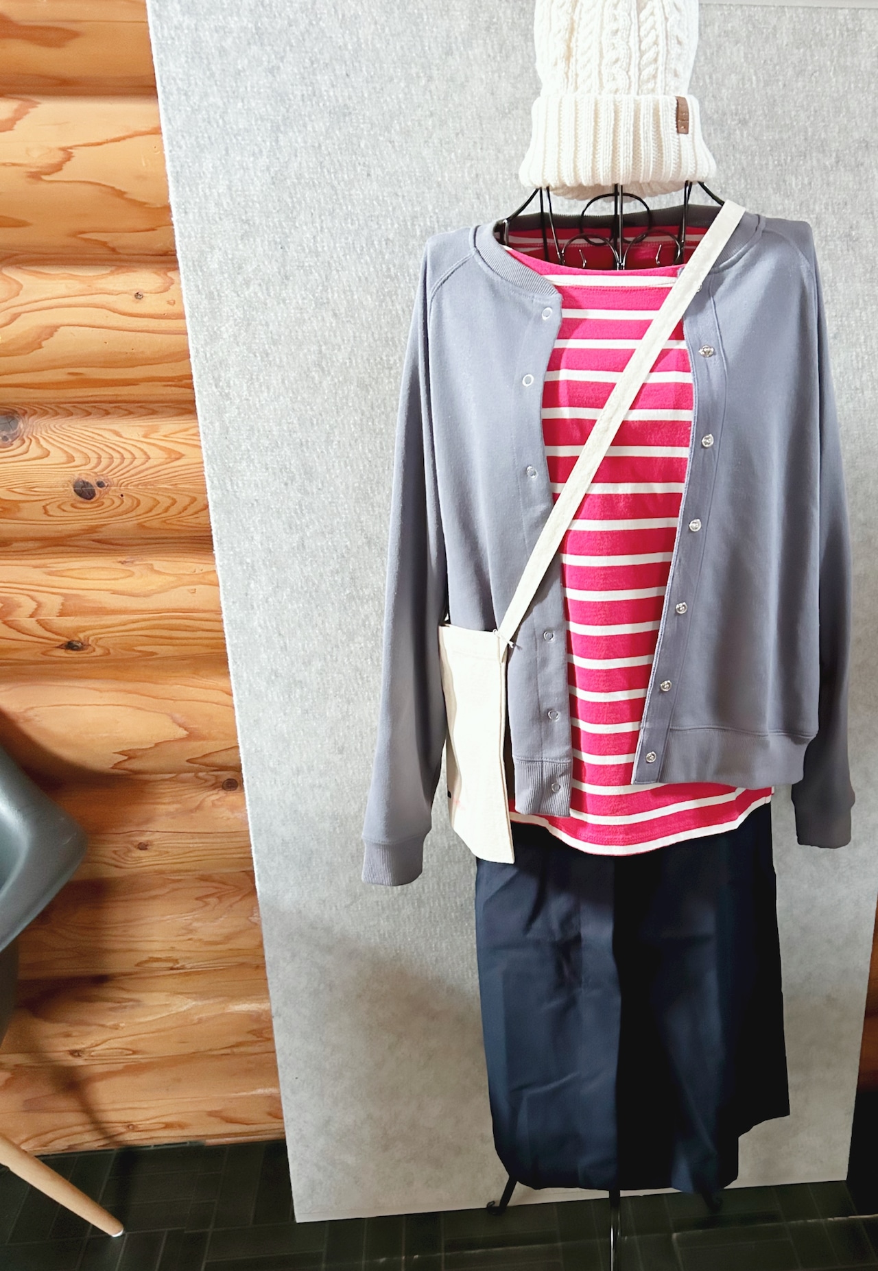 Petit  Fleur 長袖ボーダーT