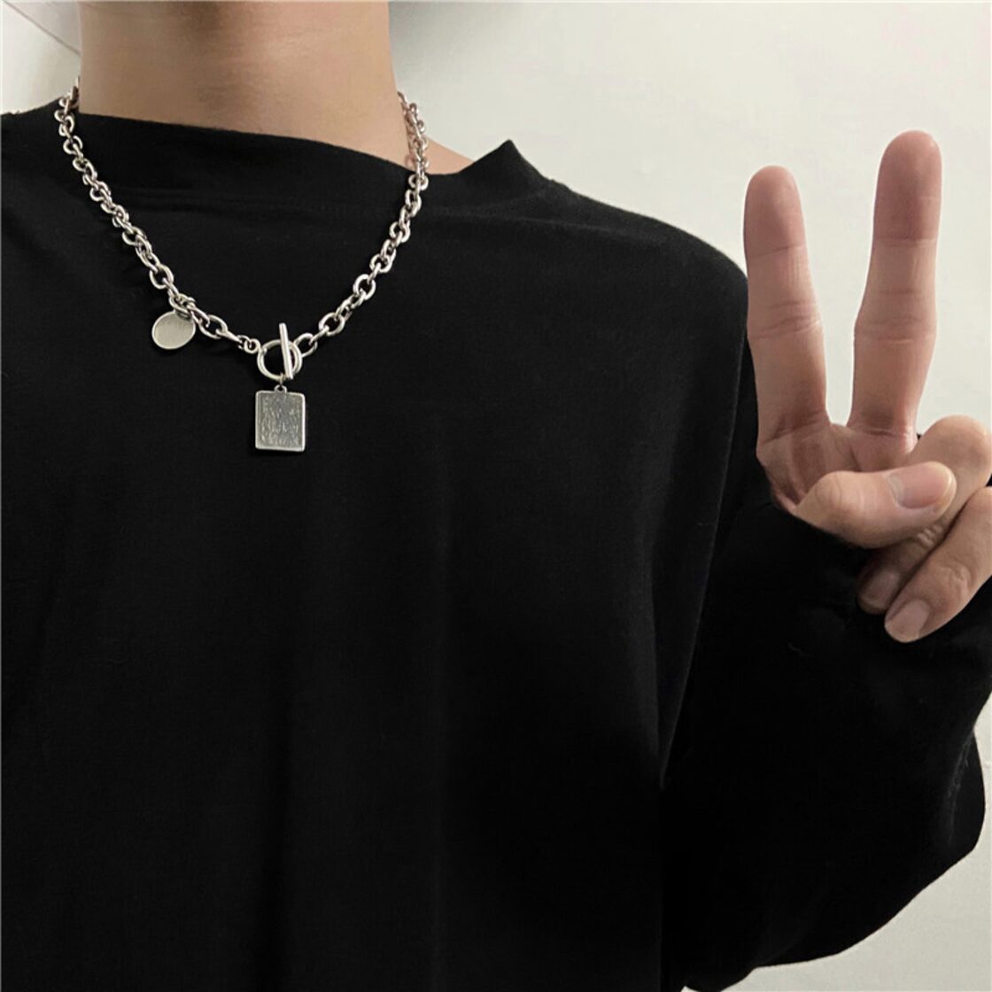新品 今年流行☆チェーン ネックレス メンズレディース 太チェーン 
