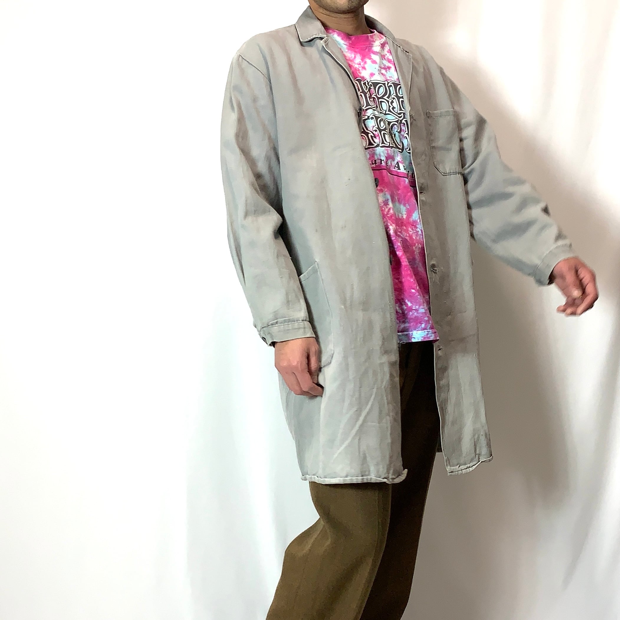 vintage old euro Atelier Coat Shop Coat アトリエコート ショップ