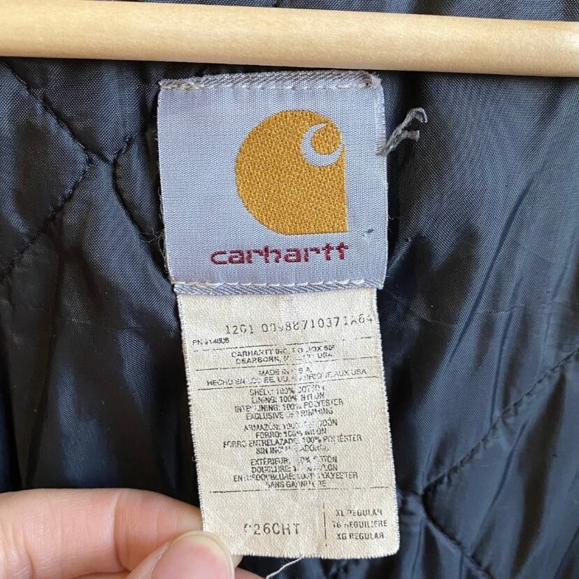 カーハート　トラディショナルコート　ダック地　襟コーデュロイ　Carhartt