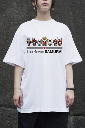 武田信玄公　武田家臣団　7人の侍Tシャツ（白）