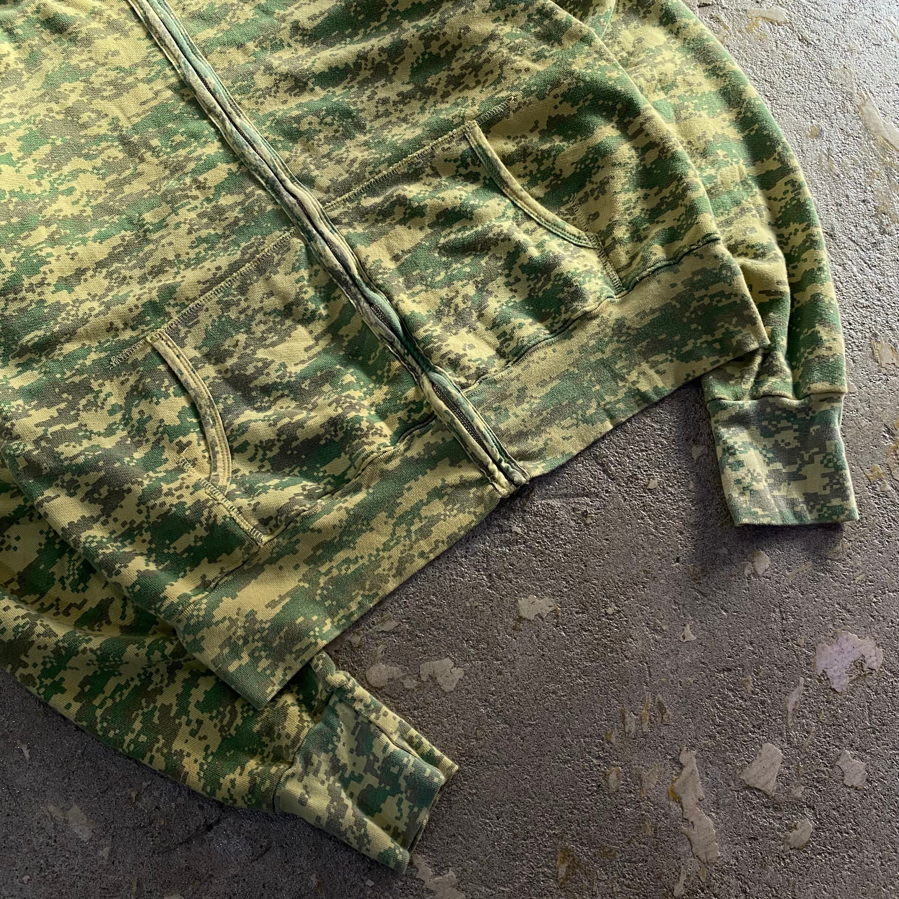 00s THE GREAT CHINA WALL camouflage zip hoodie【仙台店】 | What