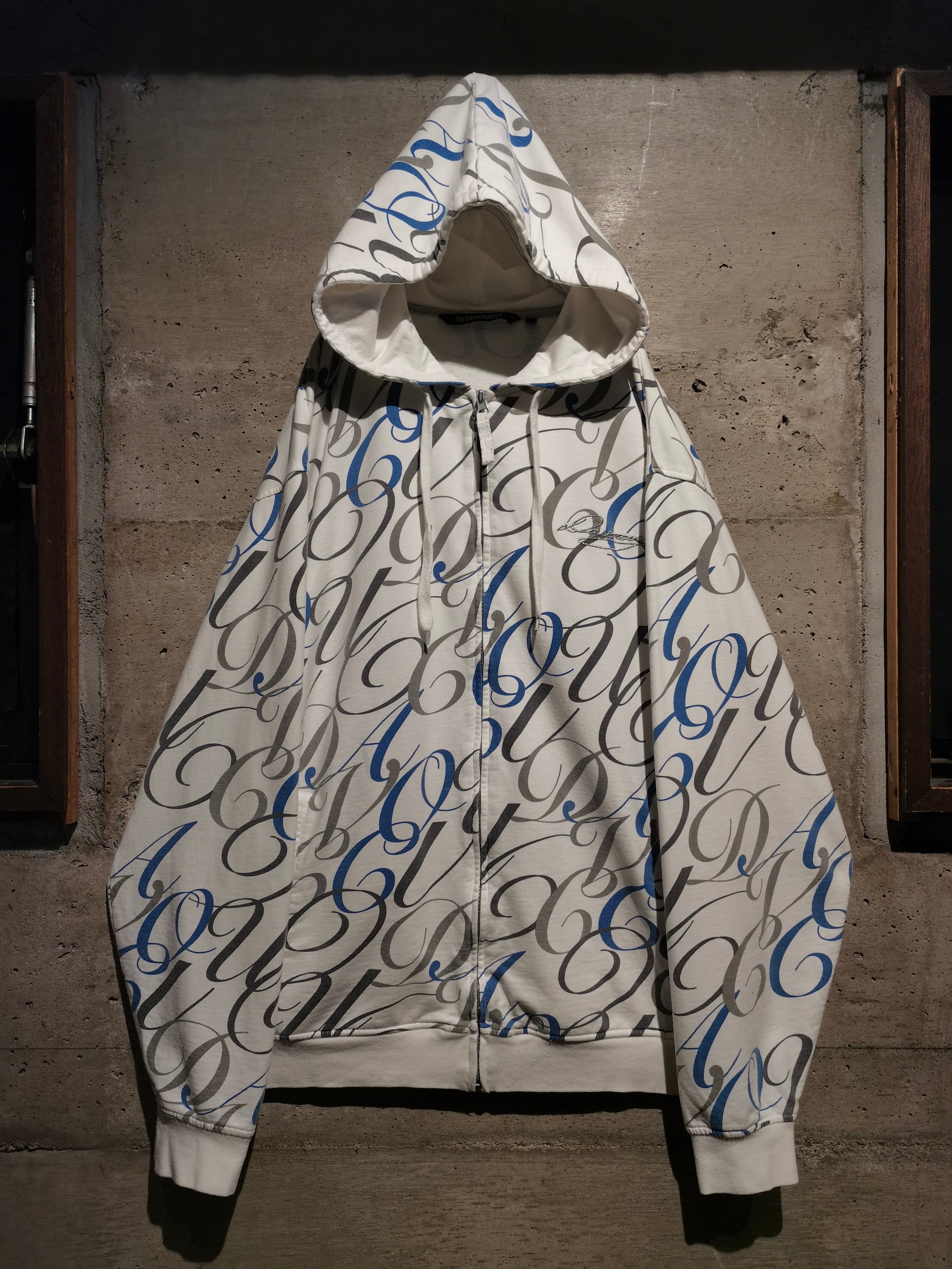 Caka】“ENGINE” Special Processed Fade Quilted Loose Zip Up