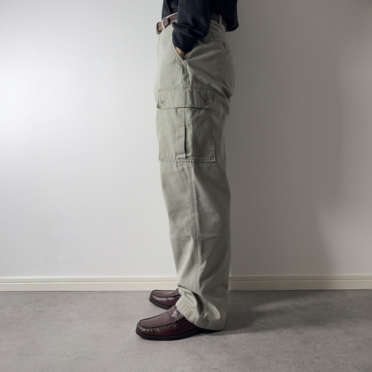 90s 初期型 Polo by Ralph Lauren POLO CHINO CARGO PANTS W32L30相当 古着 - 18