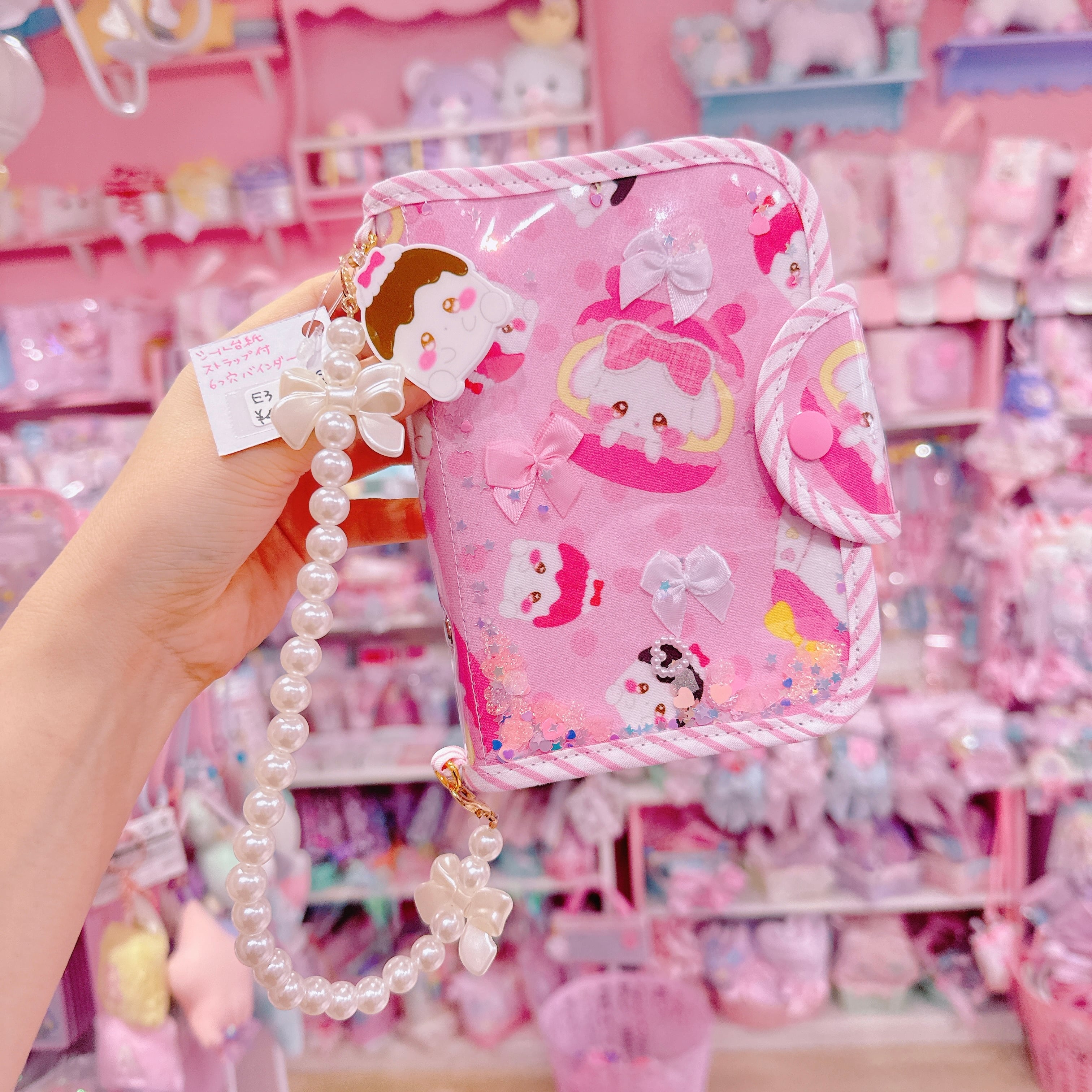 【E3】104-2ストラップ付き６穴バインダー（シール台紙付）