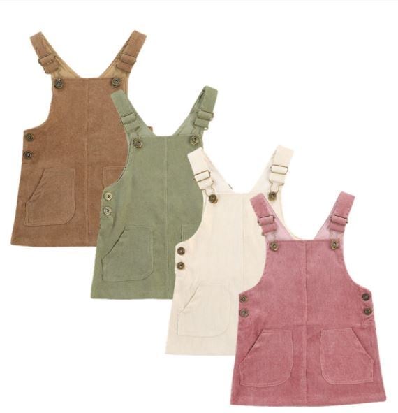 organic zoo 吊りスカート コーデュロイ 3-4Y soor ploom