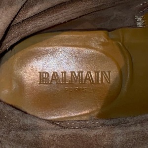 BALMAIN suede engineer-boots