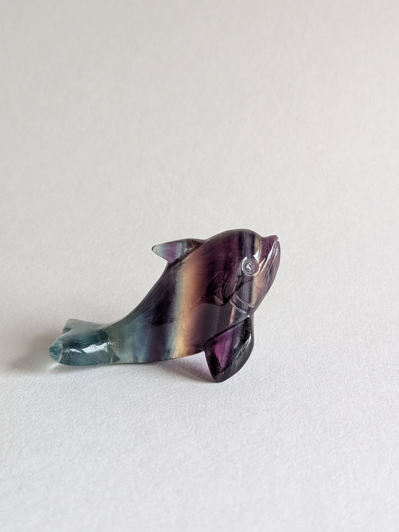 Fluorite フローライト ⭓ イルカ ⭔ CARVING