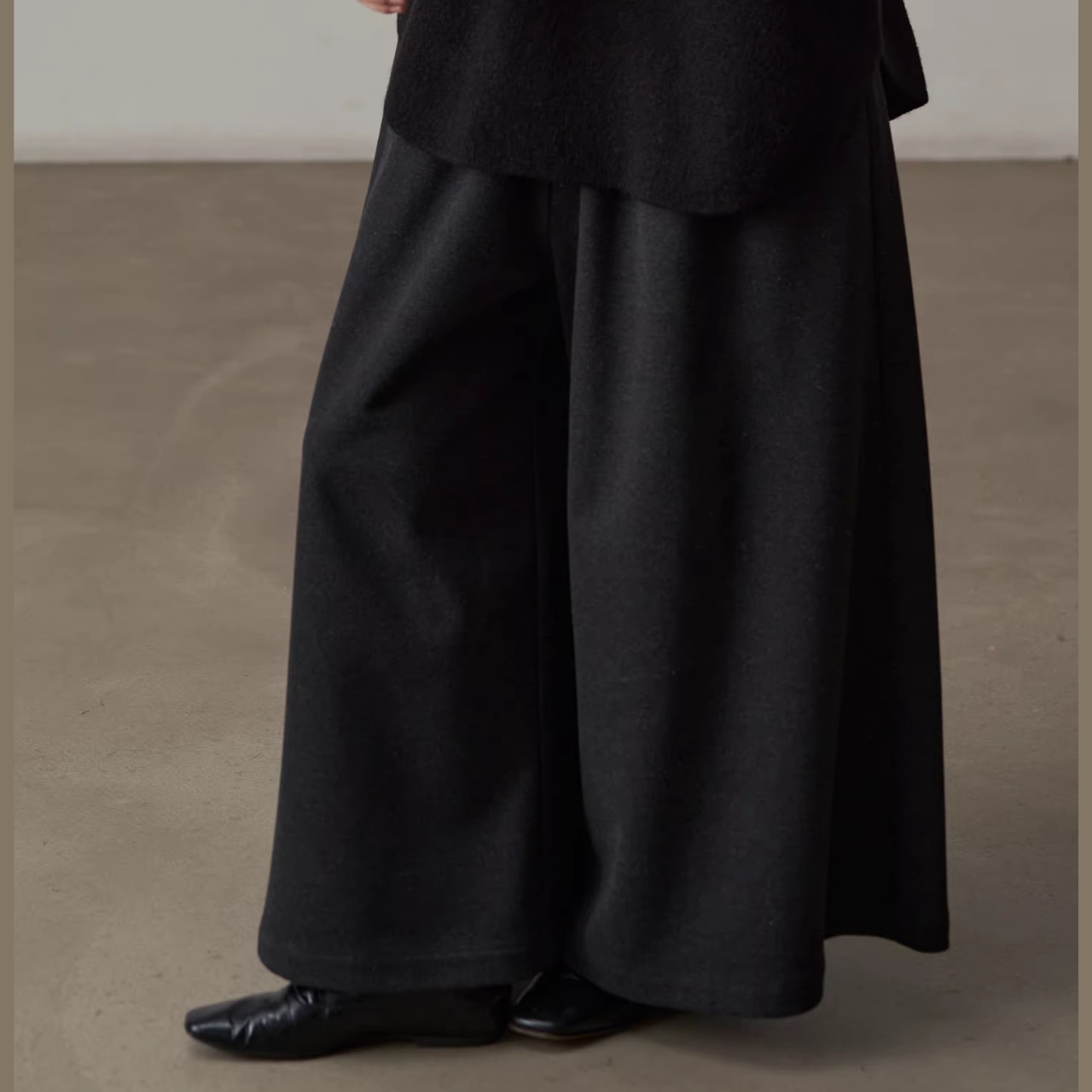 ストレート マキシ丈 ワイドパンツ 00032・画像8