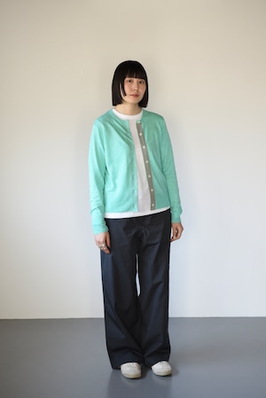 eleven 2nd|リネンカーディガン|ミント