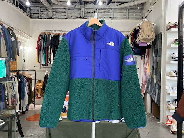 THE NORTH FACE 	× NORDSTROM DENALI JACKET NF0A3KGU GREEN/BLUE LARGE 29322