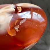 カーネリアンパーム*0503*パーム*天然石インテリア*握り石*置き物