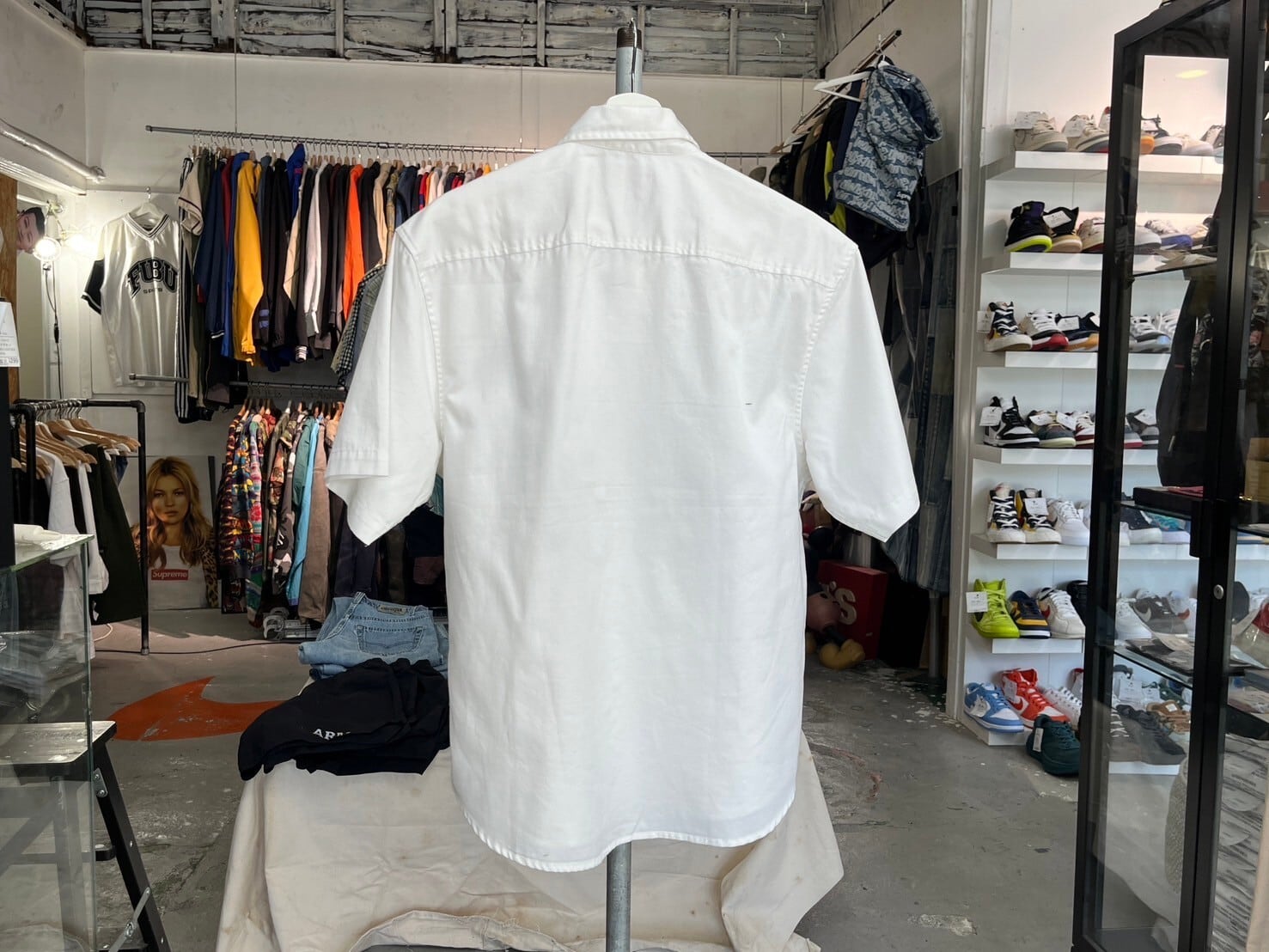 Supreme BUNNIES SS WORK SHIRT WHITE SMALL 79049 | BRAND BUYERS OSAKA
