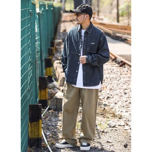 Wide straight work pants 1104