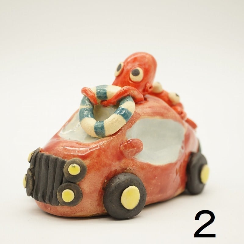 たこのオブジェ 乗り物シリーズ【369（みろく）】 | 沖縄の工芸品