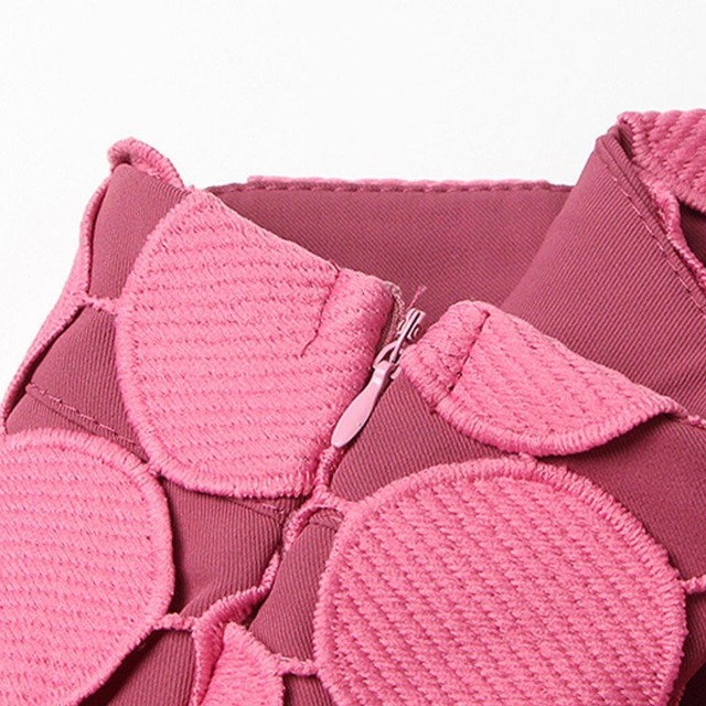 dot fringe skirt  10207