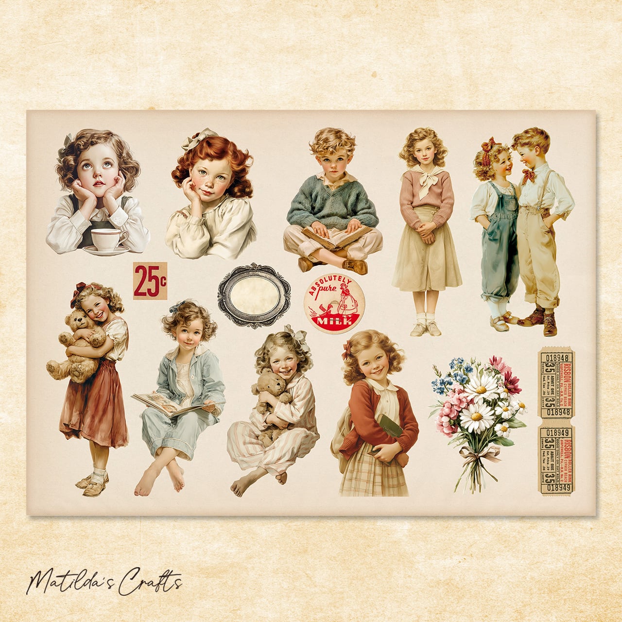 デザインペーパー MA-0007 | Matilda's Crafts