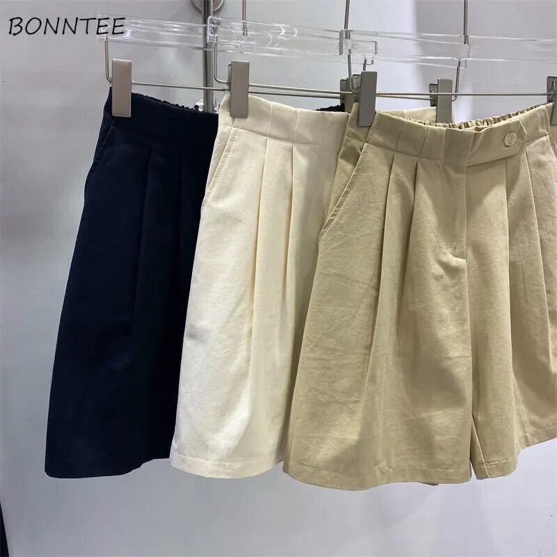 【新作】【送料無料】 ショーツ女性ソリッドレディ夏のホットセールスタイリッシュな新着シンプルなストリート韓国ヒップスターオールマッチレジャーだぶだぶのデザイン居心地の良い 0222301364570