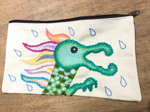 《オーダー受付》龍神ポーチ〜恵みの雨〜