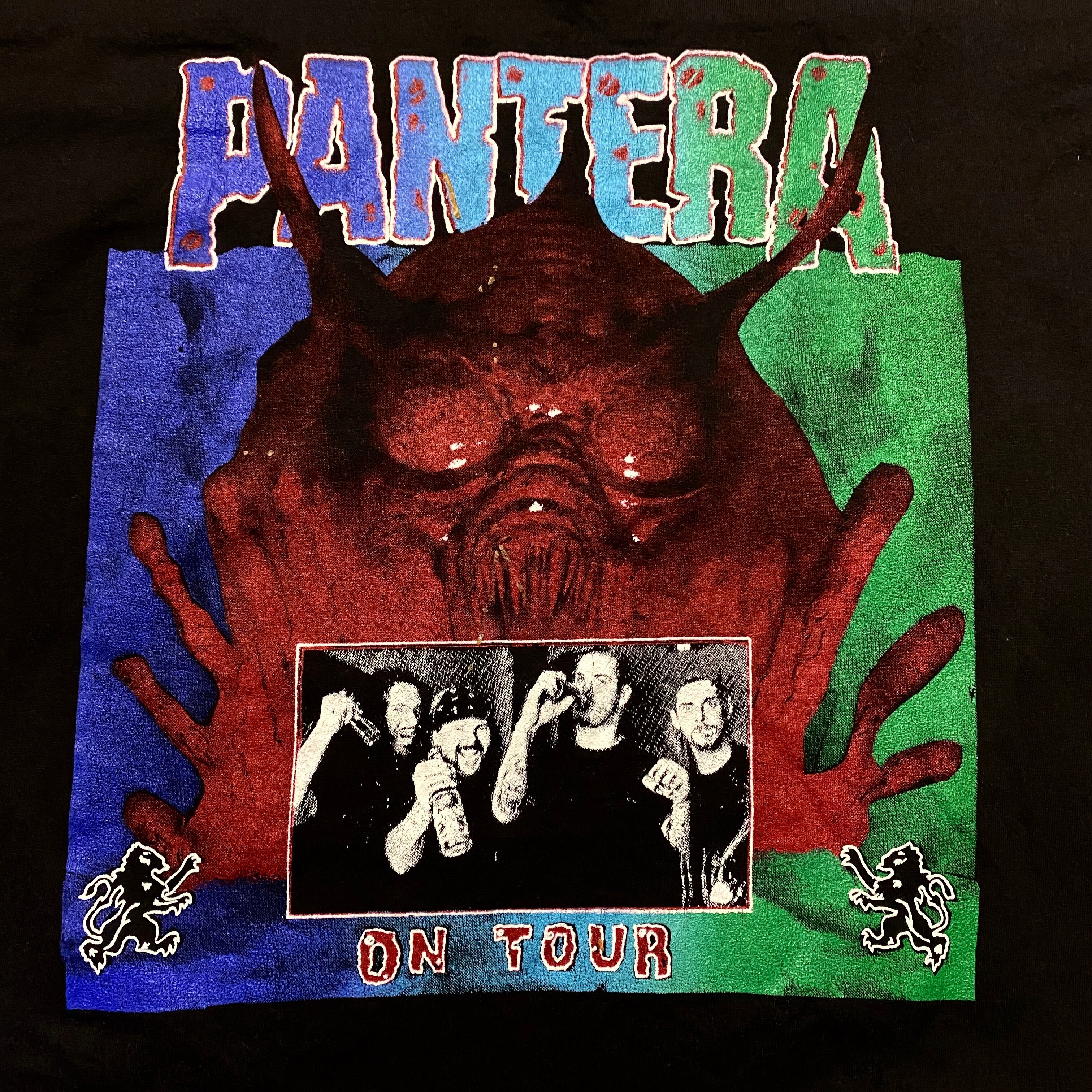 vintage 1990's PANTERA long sleeves music tee “smoking across