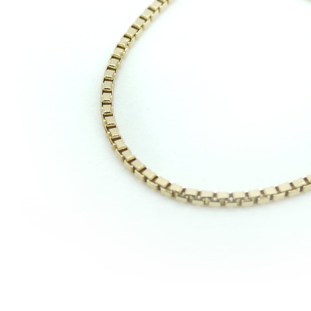 お手隙で大丈夫ですLa soma 18k box chain 60cm ネックレス