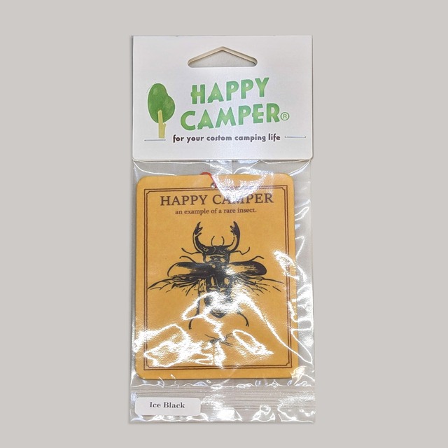 【HAPPY CAMPER®】エアフレッシュナー　「昆虫標本」　アイスブラックの香り