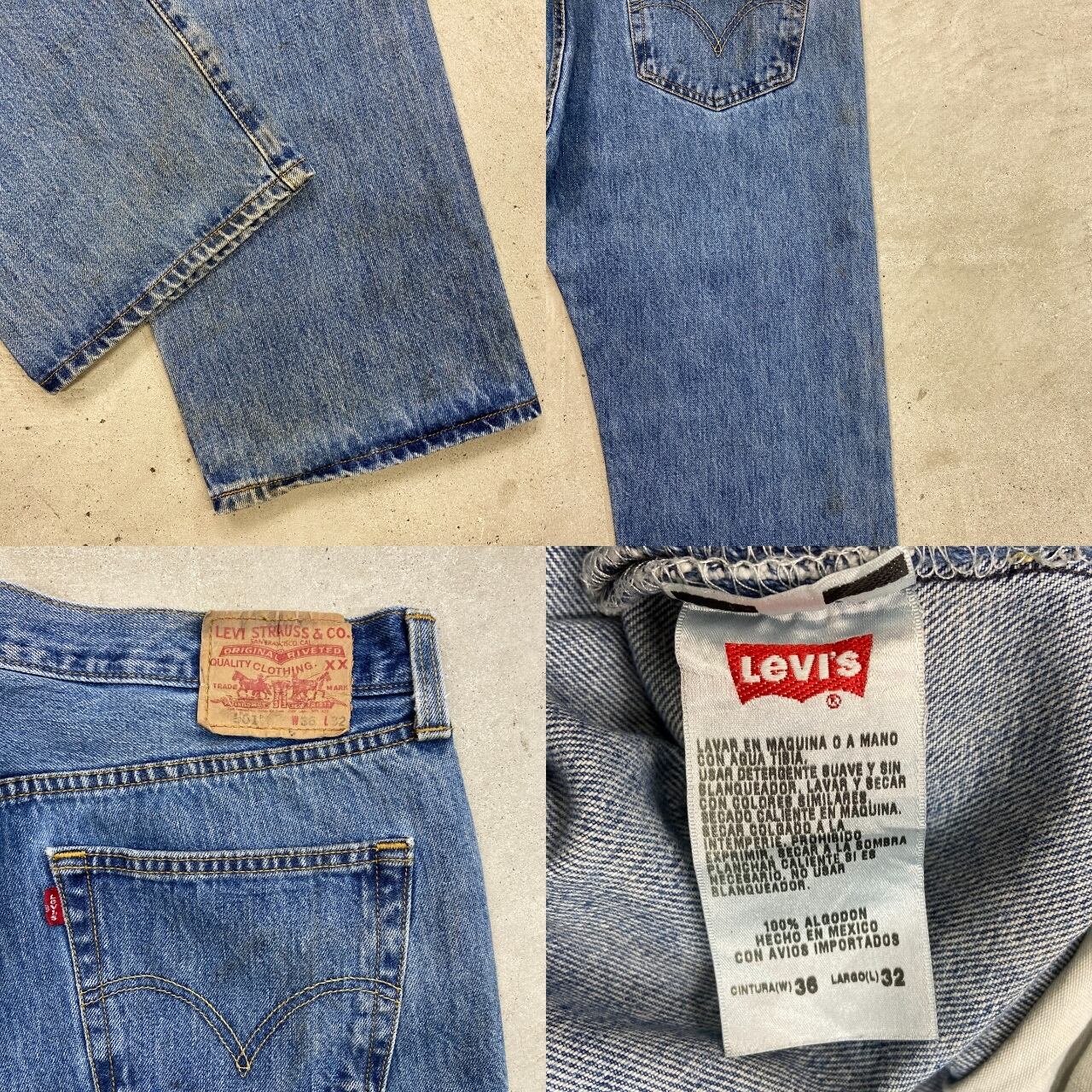 Levi's リーバイス 501 ストレート デニムパンツ メンズW36 古着