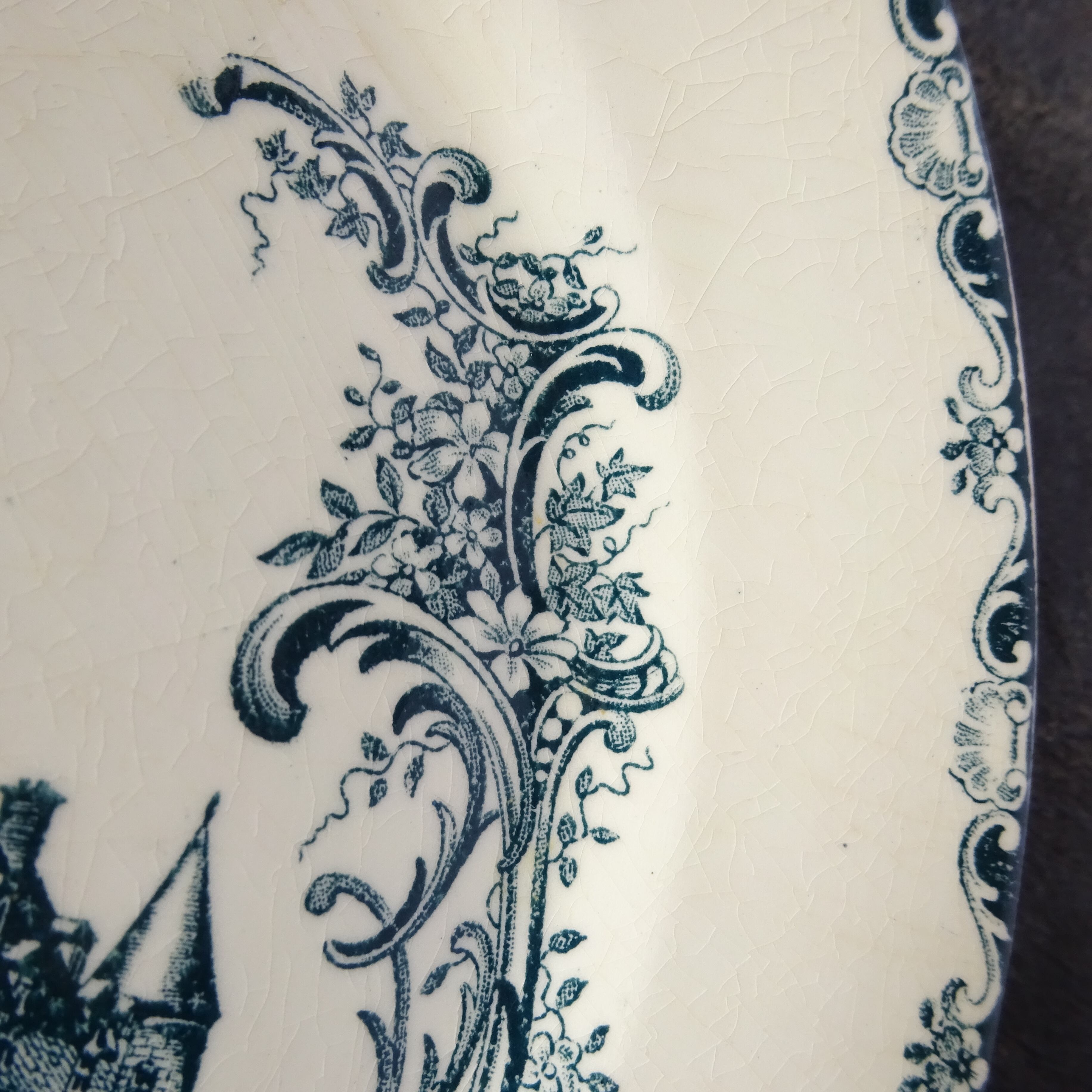 【 Épuisé 】☆TERRE DE FER Cleirefontaine modèle CHATEAUX 《CHATEAU DE RAMBOUILLET》 assiette plate