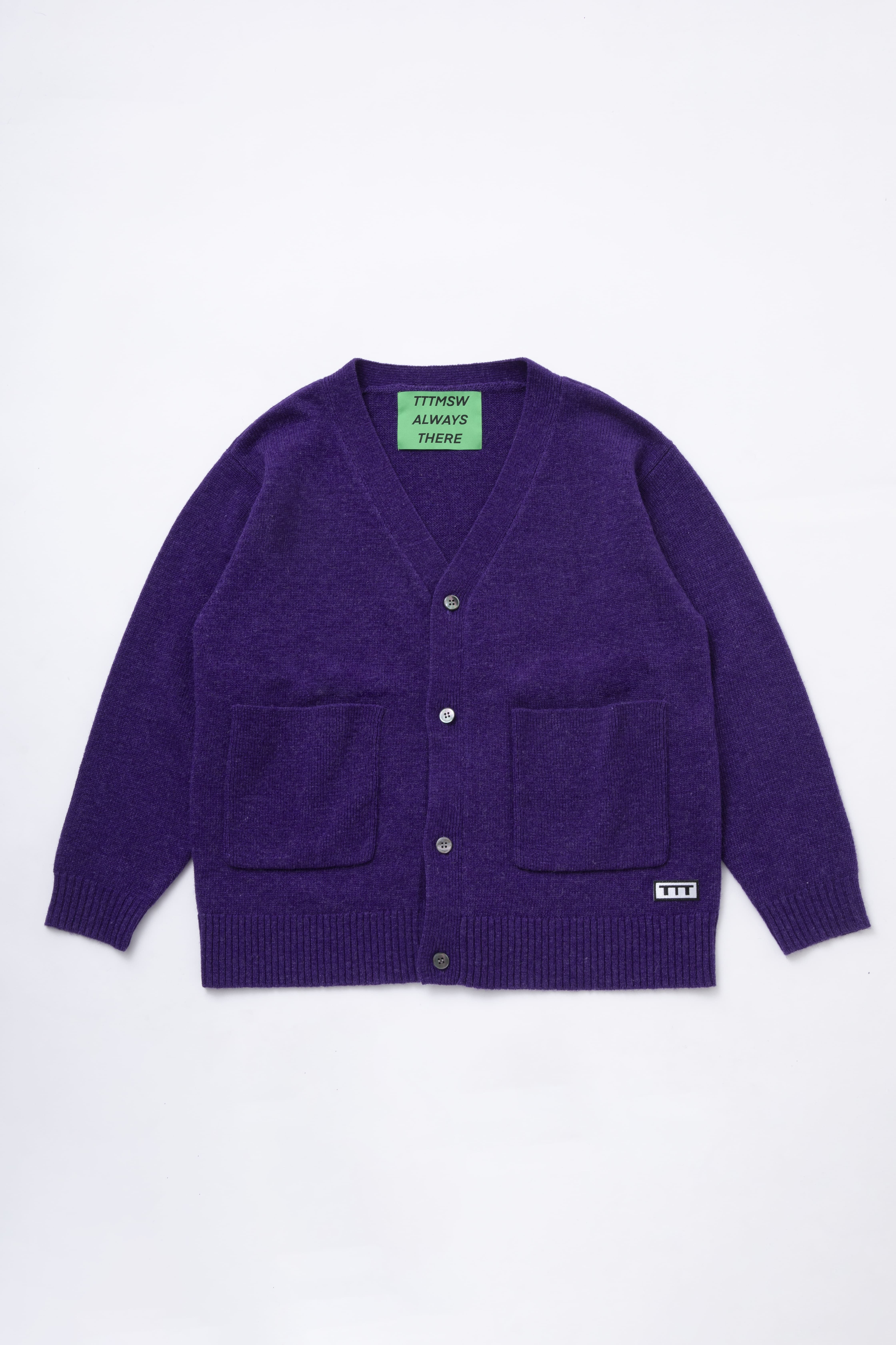 22AW TTT_MSW カーディガン New standard knit-