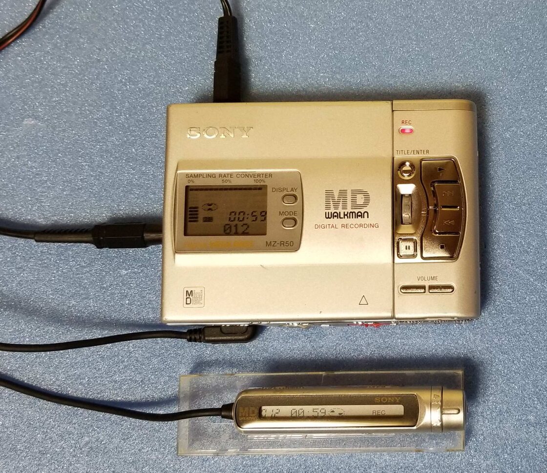 MDポータブルレコーダー SONY MZ-R50 MDLP非対応 録・再良好・完動品 
