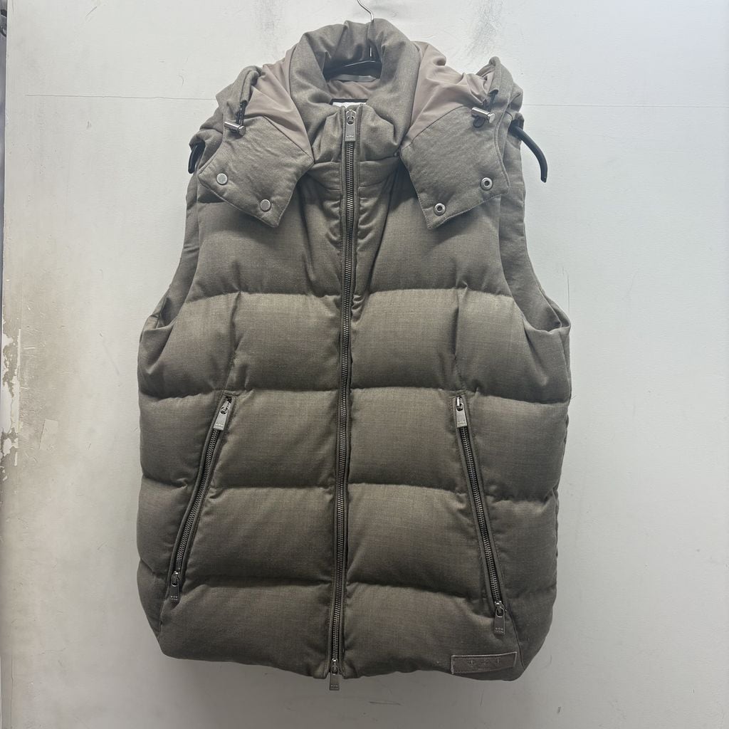 美品　タトラス　 ダウンベスト フード付き サイズ2 TATRAS タトラス Down Vest ダウンベスト MTA15A4299 ベージュ系 size
