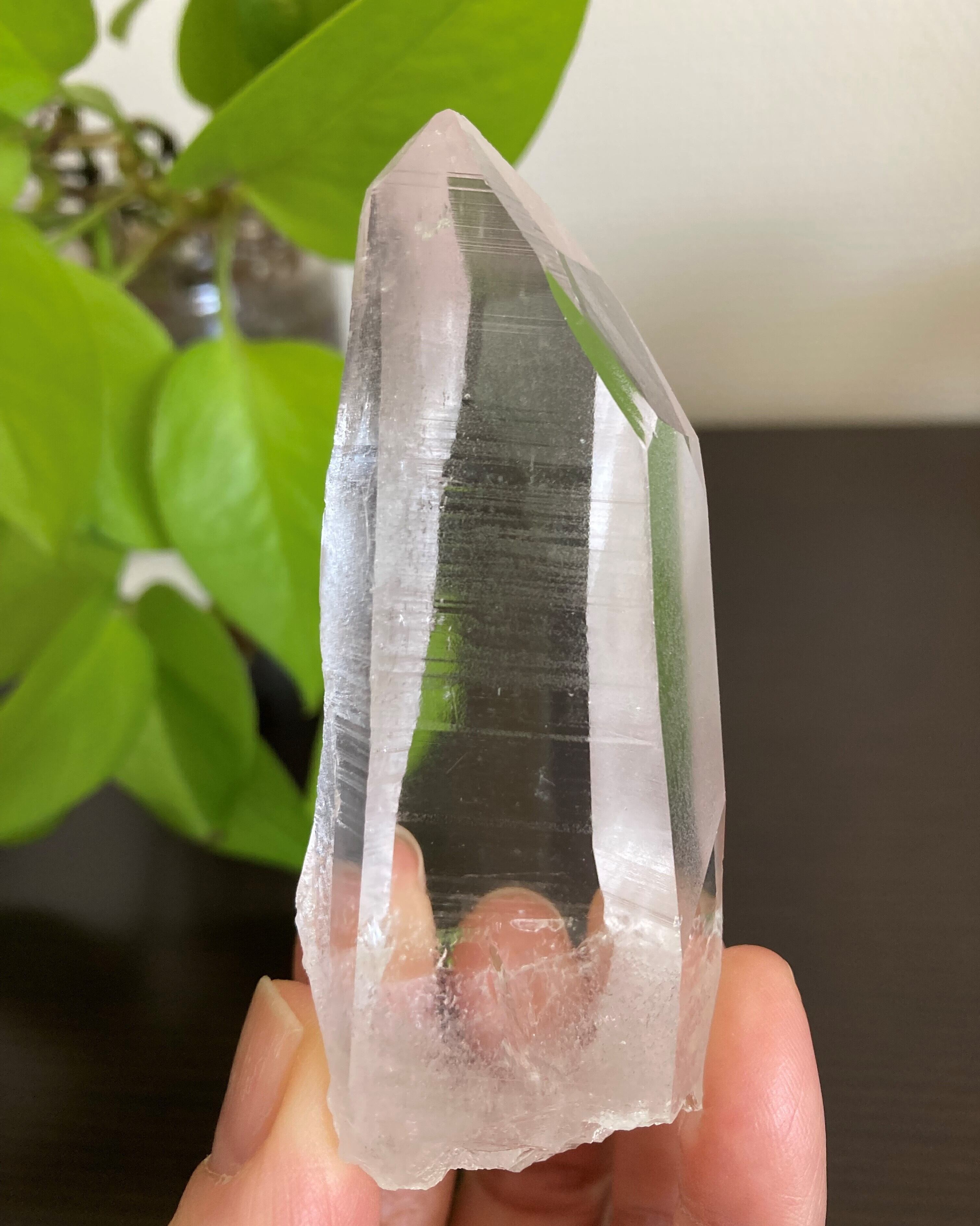 ブラジル・セーラデカブラル産 レムリアン水晶ポイント 123g | M Minerale