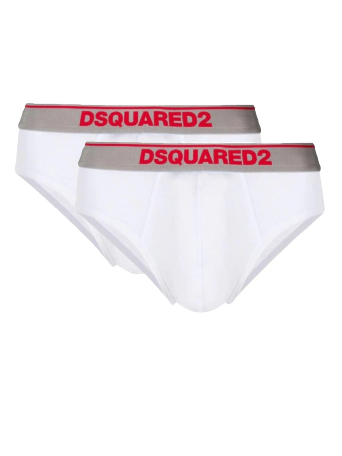 DSQUARED PACK OF TWO LOGO BRIEFS DCX610050_100 12719 | BASE百貨店