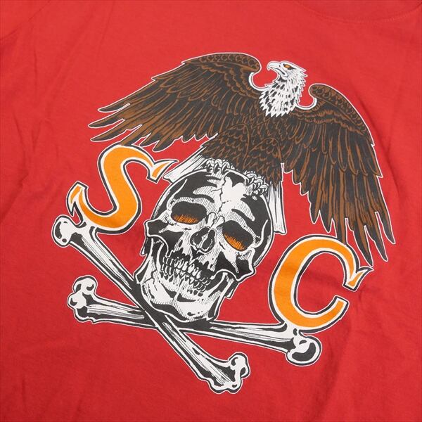 Size【2】 SubCulture サブカルチャー EAGLE SKULL T-SHIRT RED T