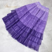 社交ダンス 衣装 スタンダード スカート レッスンウェア オールシーズン souhait スエ 紫 パープル系 かわいい シンプル 無地 華やか ダンススカート おしゃれ ふんわり フレア 薄手 暖かい 着心地抜群 レディース 防寒 コスチューム 発表会 パーティー かわいいデザイン グラデーション ウエストゴム ライブ パフォーマンス ステージ服 高品質 ポリエステル素材 使いやすい シーズンレス