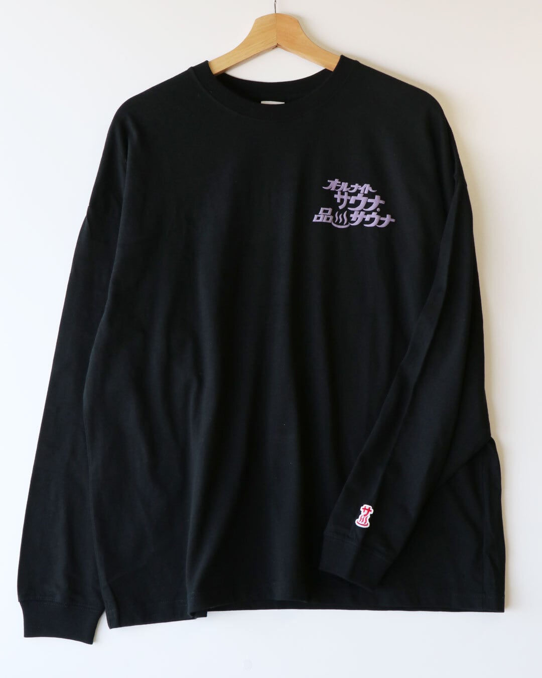 Chevon ヲ食倶ロンT ブラック Lサイズ 黒 ロングTシャツ Chevon ヲ食倶