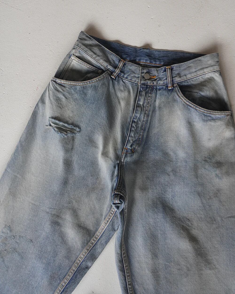 24SS】ANCELLM SELVEDGE TAPERED 5P DENIM PANTS (INDIGO) ANC