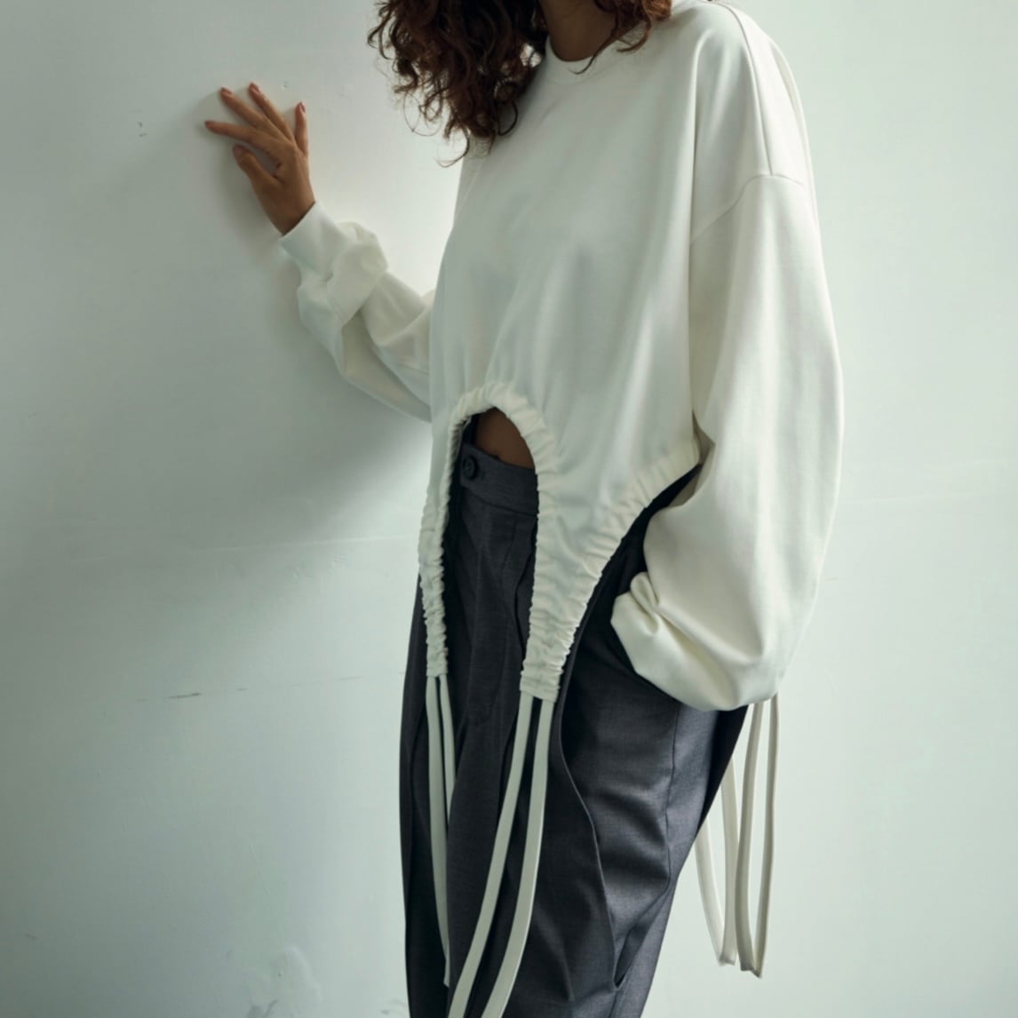 VERSEAU 】ガーターベルトギャザートップス | valance 福井