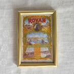 ポストカード　フレーム入り　旅行宣伝ポスター　南フランス　国鉄とロワイヤンの街　12otcp22-5