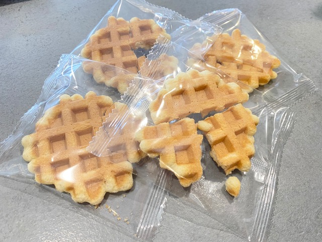 割れてる五穀わっふる
